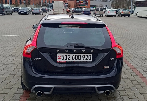 Volvo V60 cena 49900 przebieg: 164200, rok produkcji 2012 z Konin małe 277
